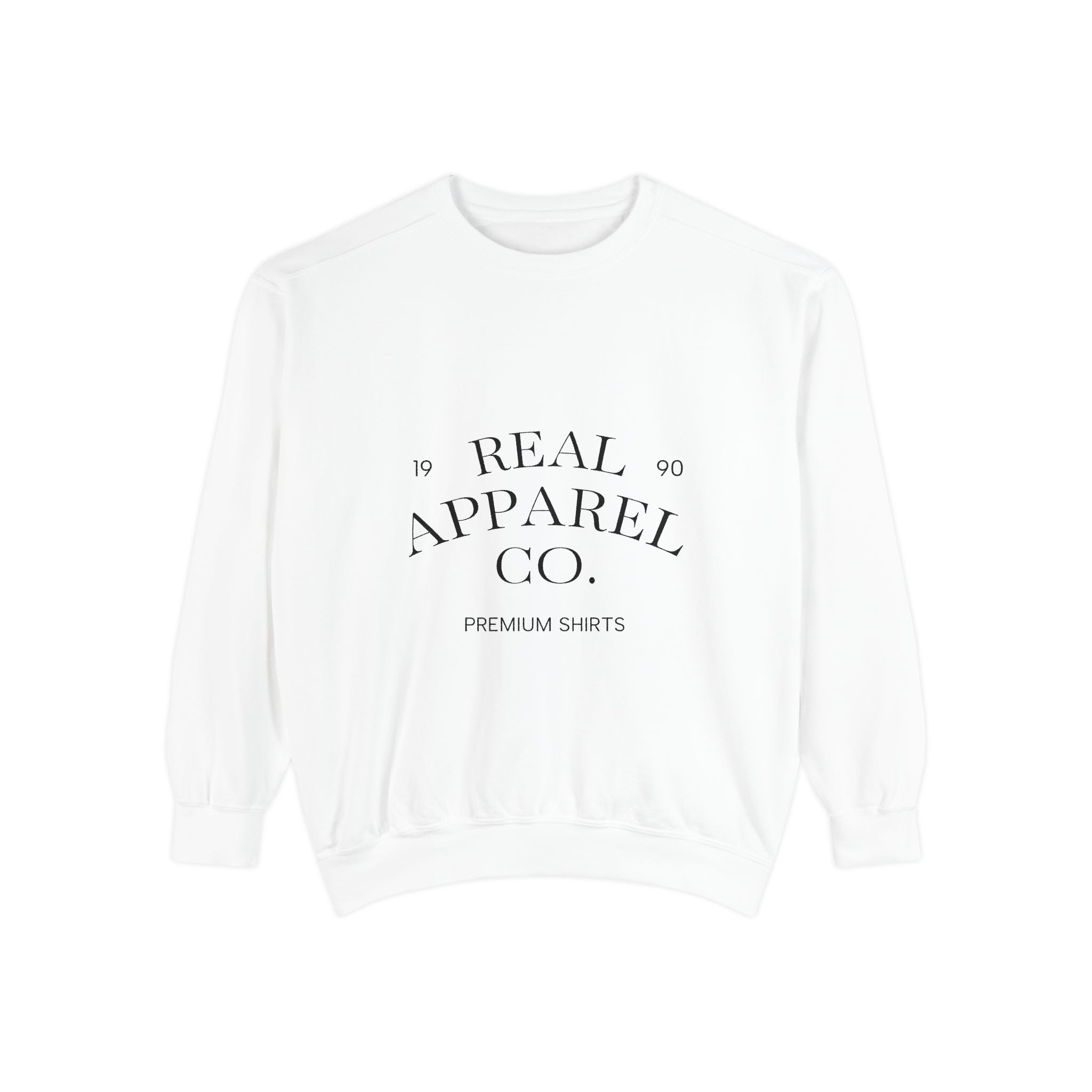 Real Apparel Co. Vintage Garment-Dyed Crewneck Sweatshirt