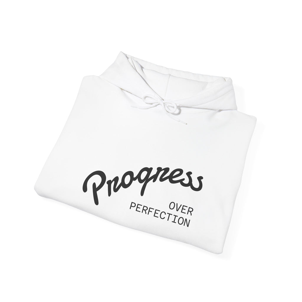 Progress Over Perfection Oversized Graphic Hoodie