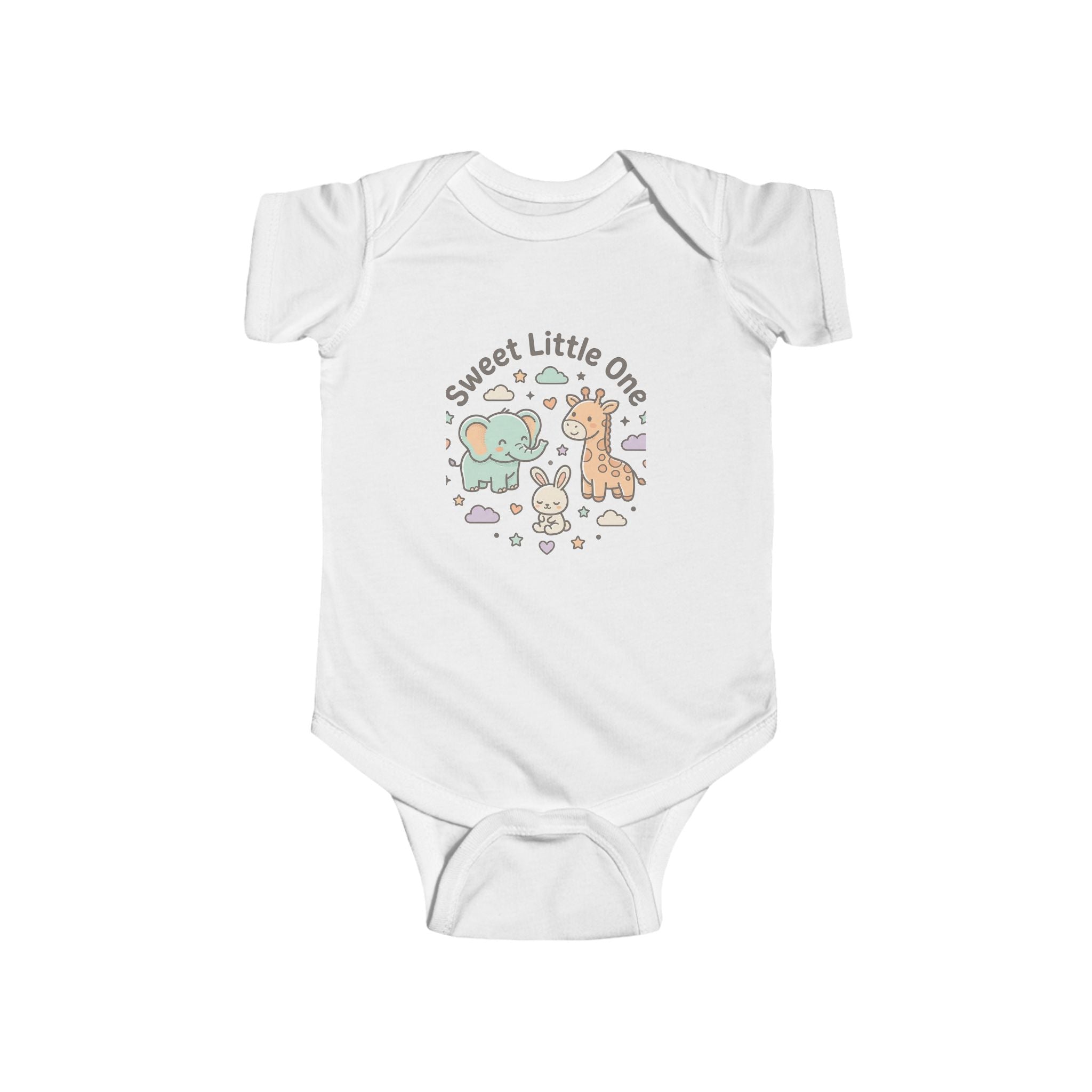 Infant Fine Jersey Bodysuit — Soft Unisex Baby Onesie