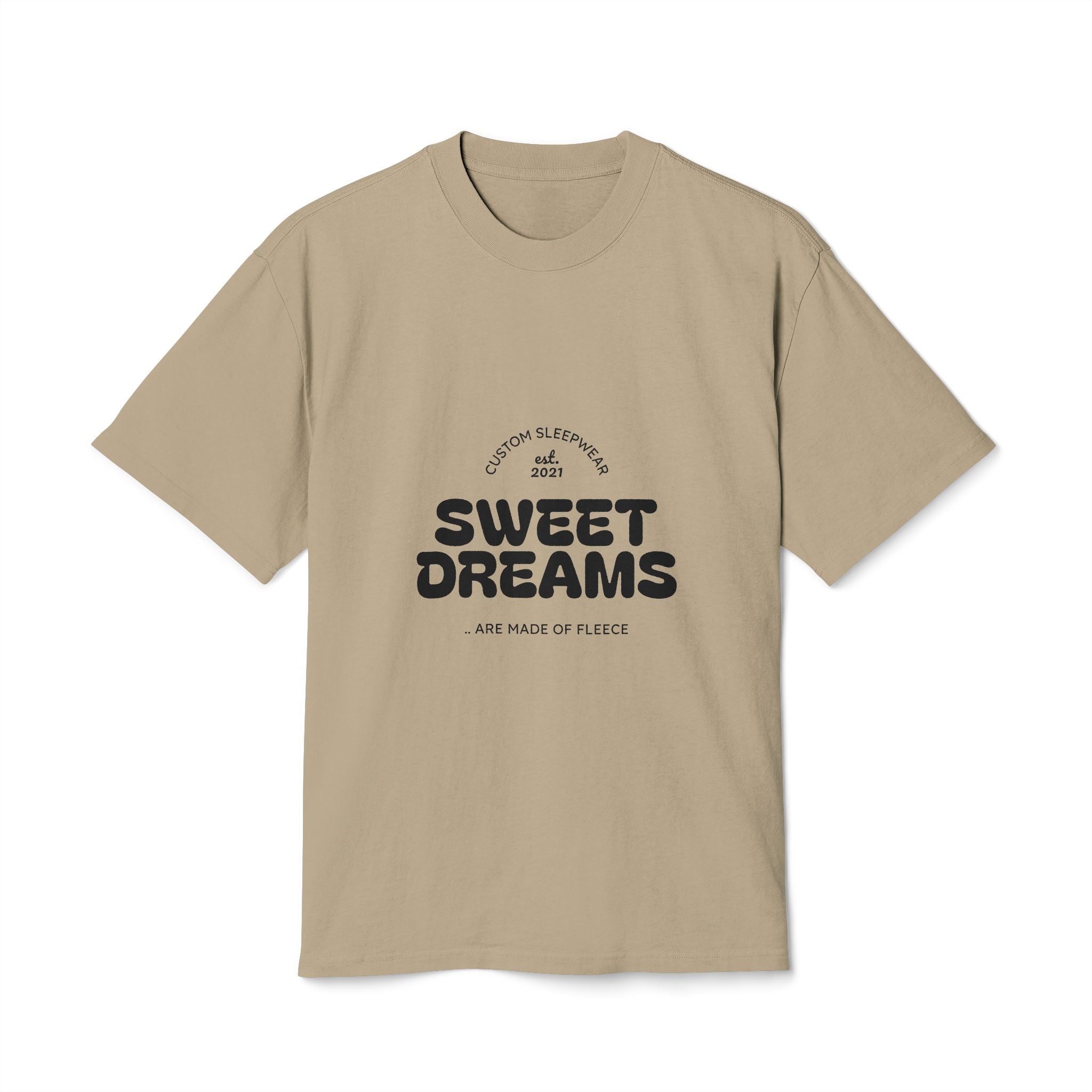 Sweet Dreams Retro Graphic Tee — Cozy Oversized Sleep Shirt