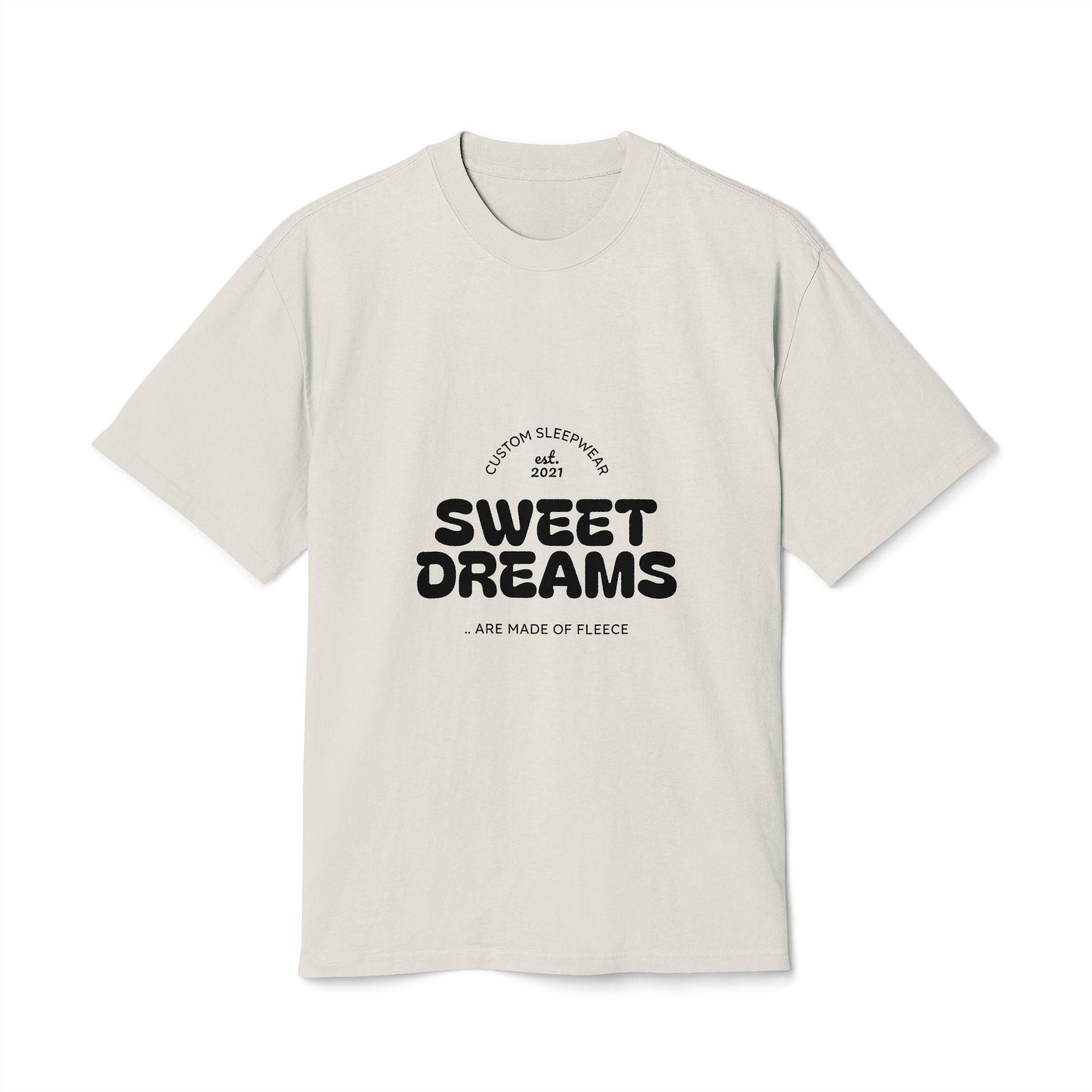 Sweet Dreams Retro Graphic Tee — Cozy Oversized Sleep Shirt